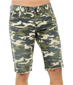 True Religion Mens Relaxed Straight Casual Walking Shorts Green 29 メンズ