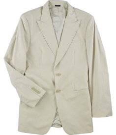 Tags Weekly Mens Solid Two Button Blazer Jacket Beige 42 Long メンズ