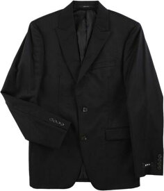 ディーケーエヌワイ DKNY Mens Stretch Two Button Blazer Jacket Black 36 Short メンズ