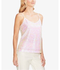 ヴィンス Vince Camuto Womens Sequined Cami Tank Top Purple XX-Small レディース