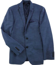 Nick Graham Mens Slim Fit Stretch Two Button Blazer Jacket Blue 36 Regular メンズ