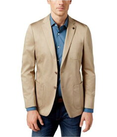 Micros Clothing Mens Sport Coat Two Button Blazer Jacket Beige 38 Regular メンズ