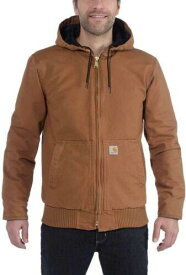 カーハート Carhartt Men's Loose Fit Washed Duck Insulated Jacket-Carhartt Brown-XL メンズ