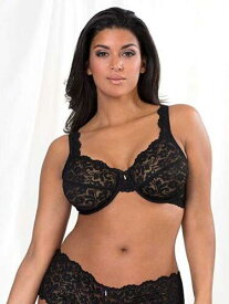 Smart & Sexy Women's Plus Size Signature Lace Unlined Underwire Bra with Added S レディース