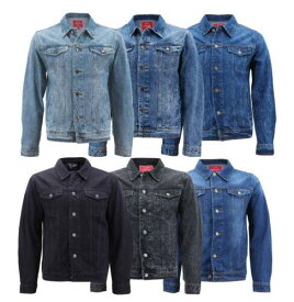 Patrol Red Label Men's Premium Casual Faded Denim Jean Button Up Cotton Slim Fit Jacket メンズ