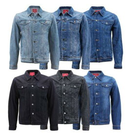 Patrol Red Label Men's Premium Casual Faded Denim Jean Button Up Cotton Slim Fit Jacket メンズ