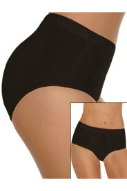 FULLNESS Women's Fullness Silicone Buttocks Butt Shaper Lifter Panty Black #7010 レディース