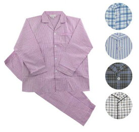 CZ Men's 2 Piece Sleepwear Cotton Blend Button Up Drawstring Waist Pajama Set メンズ