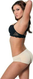 FULLNESS Women's Fullness Air Flo Padded Butt Shaper Booster Panty Beige #8081 レディース