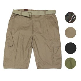 LR Scoop Men's Multi Pocket Casual Golf Belted Cargo Dress Shorts Big Plus Sizes メンズ