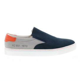 フレンチコネクション French Connection Alexis FC7117S Mens Blue Suede Lifestyle Sneakers Shoes 11 メンズ