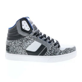 オシリス Osiris Clone 1322 729 Mens Gray Synthetic Skate Inspired Sneakers Shoes メンズ