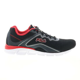 フィラ Fila Memory Vernato 5 1RM00944-005 Mens Black Canvas Athletic Running Shoes 11 メンズ