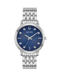 ブローバ Bulova Women's Classic 32mm Quartz Diamond Watch 96P206 レディース