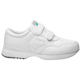 プロペット Propet Lifewalker Strap Slip On Walking Mens White Sneakers Athletic Shoes M370 メンズ