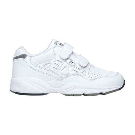 プロペット Propet Stability Slip On Walking Mens White Sneakers Athletic Shoes M2035W メンズ