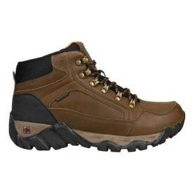SWISS TECH Snow Hiking Mens Brown Casual Boots PG128 メンズ