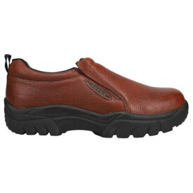 ローパー Roper Performance Slip On Mens Brown Work Safety Shoes 09-020-0601-0206 メンズ