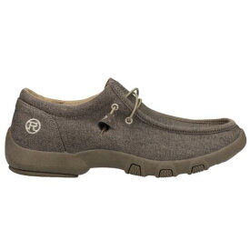 ローパー Roper Chillin' Low Slip On Mens Brown Casual Shoes 09-020-1791-2610 メンズ