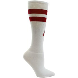 アシックス ASICS Old School Striped Knee High Socks Womens White Athletic ZK1103-0123 レディース