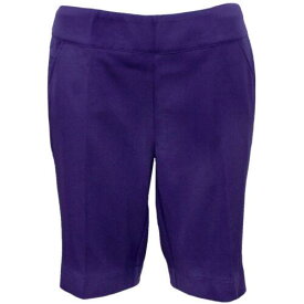 Page & Tuttle Pull On Shorts Womens Purple Athletic Casual Bottoms P90004-EGG レディース