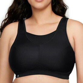 New ListingGlamorise Full Figure No-Bounce Camisole Elite Sports Bra Wirefree Black 42F レディース