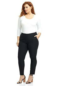 Rekucci Curvy Woman Ease into Comfort Skinny Plus Size Pant w/Tummy Control (20W レディース