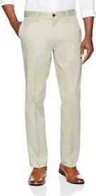 Buttoned Down Mens Relaxed Fit Flat Front Non-Iron Dress Chino Pant Khaki Size メンズ