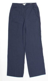 H&M Womens Blue Dress Pants Size 8 (SW-7078371) レディース