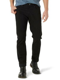 リー Lee Mens Extreme Motion Straight Fit 5 Pocket Pant Union-All Black 34W x 29L メンズ