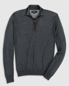 ジョニー オー johnnie-O Baron Wool Blend 1/4 Zip Pullover Sweater Dark and Stormy メンズ