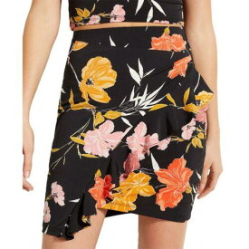 Guess ゲス GUESS Women's Mairin Floral Ruffled Pull On Pencil Skirt TEDO レディース