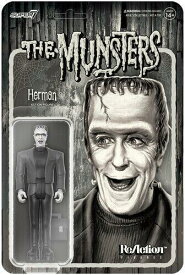 Super7 - The Munsters - ReAction Wave 2 - Herman Munster (Grayscale) [New Toy]