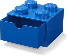 Room Copenhagen コペンハーゲン LEGO Desk Drawer Stackable Storage with 4 Knobs in Blue [New Toy] Blue Brick