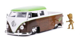 Jada Toys Jada 1:24 Diecast 1963 Volkswagen Bus With Groot Figure [New Toy] Collectible