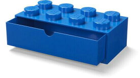 Room Copenhagen コペンハーゲン LEGO Desk Drawer Stackable Storage with 8 Knobs In Blue [New Toy] Blue Brick