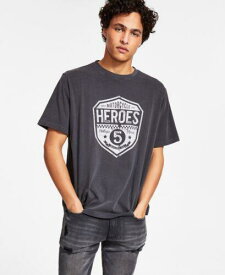 Heroes Motors Men's Logo Graphic T-Shirt Gray Size X-Large メンズ