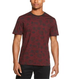 ディーケーエヌワイ DKNY Men's Floral Graphic T-Shirt Purple Size X-Large メンズ