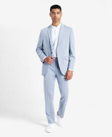 ケネスコール Kenneth Cole Reaction Men's Slim Fit Suits Blue Size 42 メンズ
