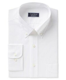 Club Room Men's Slim-Fit Pinpoint Solid Dress Shirt White Size 17.5x34-35 メンズ