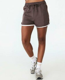 コットンオン COTTON ON Women's Retro Gym Shorts Brown Size Small レディース