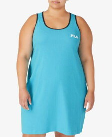 フィラ Fila Women's Logo Tank Dress Blue Size 1X レディース