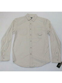 INC Mens Beige Button Down Casual Shirt XS メンズ