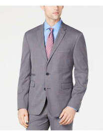 ヴィンス VINCE CAMUTO Mens Gray Stretch Slim Wrinkle Resistant Suit Separate Blazer 36R メンズ