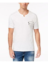 INC Mens White Short Sleeve Casual Shirt 2XL Tall メンズ