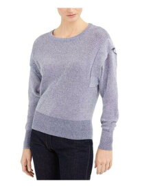 INC Womens Textured Long Sleeve Jewel Neck Blouse レディース