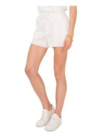 ヴィンス VINCE CAMUTO Womens White Pocketed Drawstring Elastic Waist Pull On Shorts XS レディース
