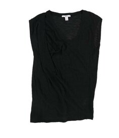 bar III Bar Iii Womens Ss Twist Slub Basic T-Shirt レディース