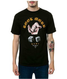 ROOK Mens The Throwin Bones Graphic T-Shirt Black Medium メンズ