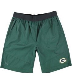ジースリー G-III Sports Mens Green Bay Packers Athletic Walking Shorts Green Large メンズ